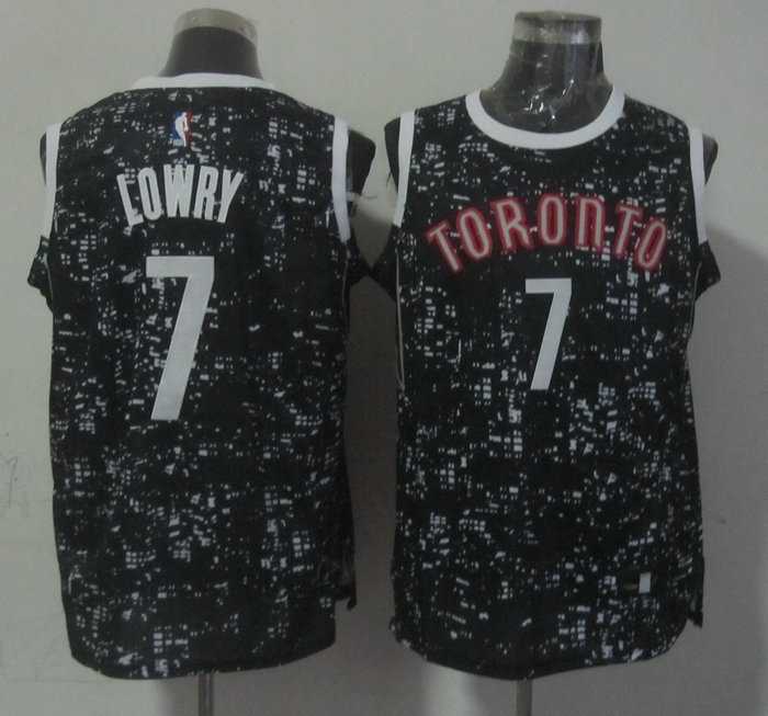 Toronto Raptors #7 Kyle Lowry Black City Luminous Stitched Jersey,We sell and wholesale Toronto Raptors #7 Kyle Lowry Black City Luminous Stitched Jersey on line form chian!